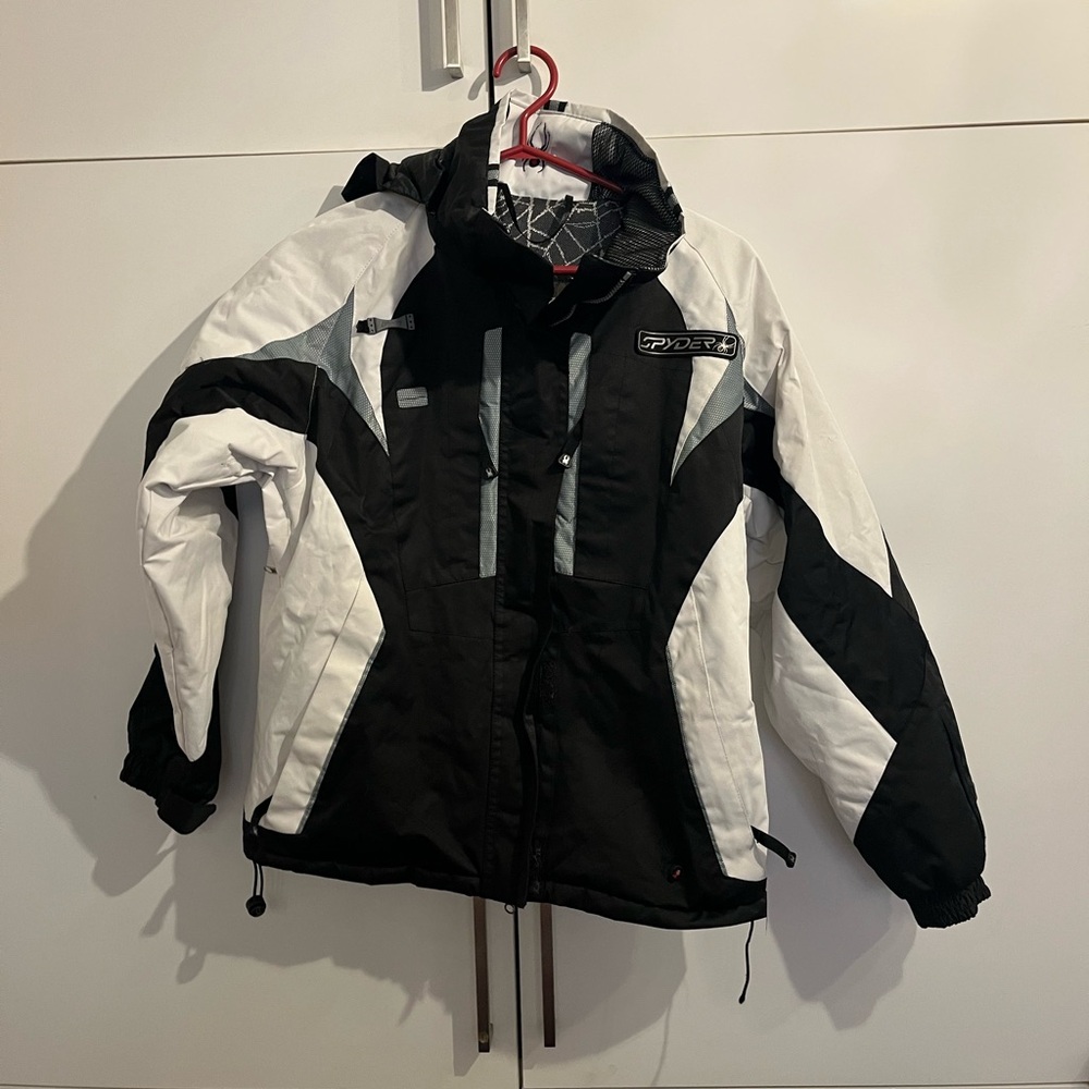 Spyder Black and White Kids Blazer
